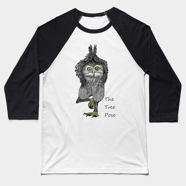 The tree pose Baseball T-Shirt by msmart